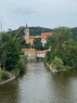 Řeka Sázava s klášterem