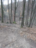 Pod námi téměř devadesátistupňový svah