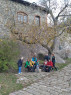Svačina na nádvoří
