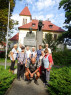 Pomník TGM a evangelický kostel