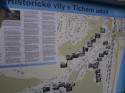 Orientační mapa významných vil
